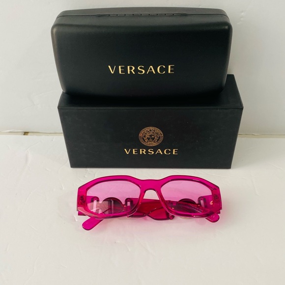 VERSACE VE4361 BIGGIE SUNGLASSES IN PINK - Picture 4 of 16
